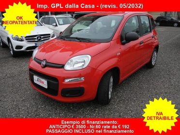 FIAT Panda 1.2 69cv S&S EasyPower GPL -OK NEOPAT.- 65.000 Km