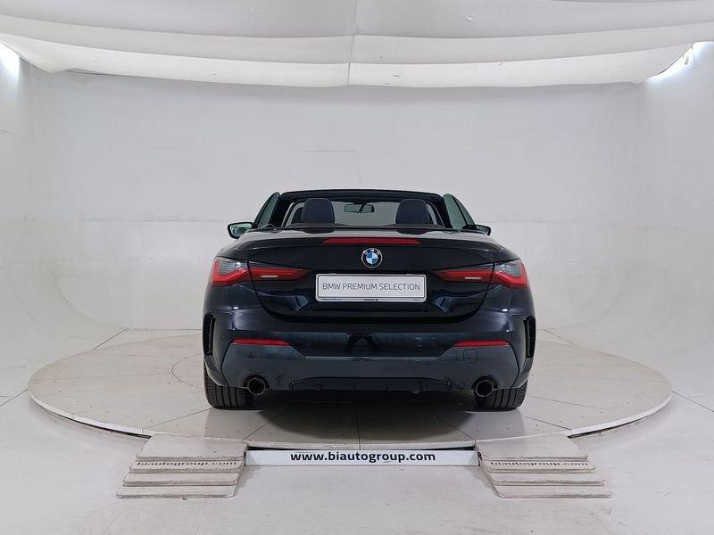 BMW Serie 4 Cabrio Serie 4 G23 2020 Cabrio Diesel 420d Cabrio mhev 48V Msport auto