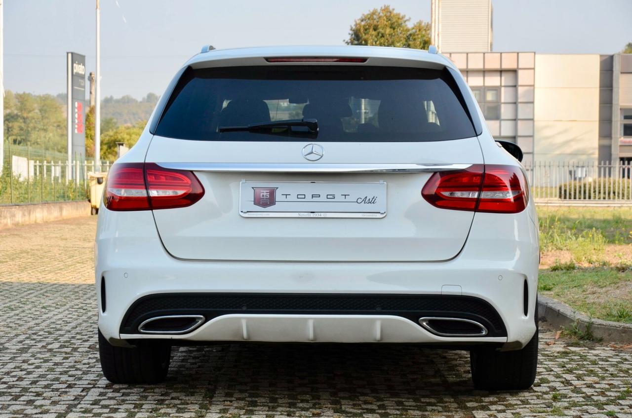 MERCEDES-BENZ C220d SW PREMIUM 170cv AUTO, UFF ITALIANA, EURO 6B, FULL LED, NAVI, PELLE, PERMUTE