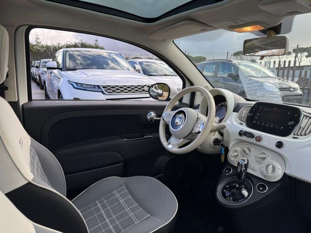 FIAT 500 LOUNGE 1.2cc 69cv TETTO PANORAMICO
