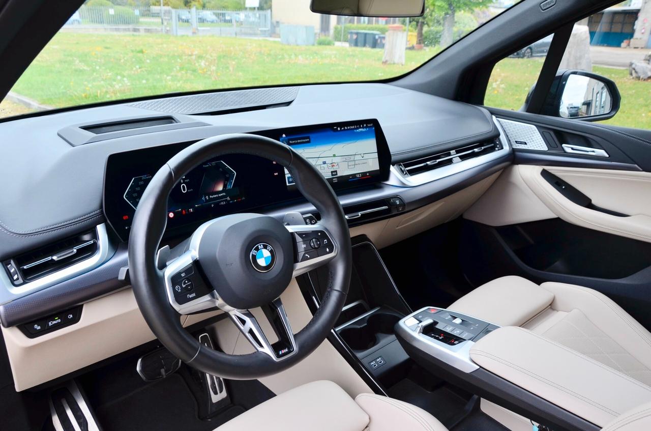 BMW 218d ACTIVE TOURER MSPORT 150cv AUTO, GARANZIA BMW 4/27, SERVICE BMW, UFF ITALIANA, EURO 6D, HARMAN & KARDON, FULL LED, RETROCAMERA, 19", PERMUTE