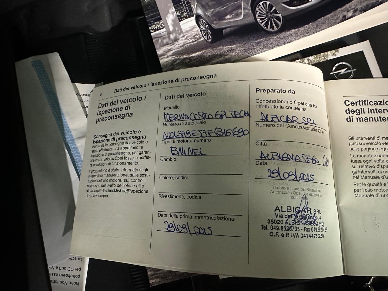 Opel Meriva 1.4 Turbo 120CV GPL Tech Elective