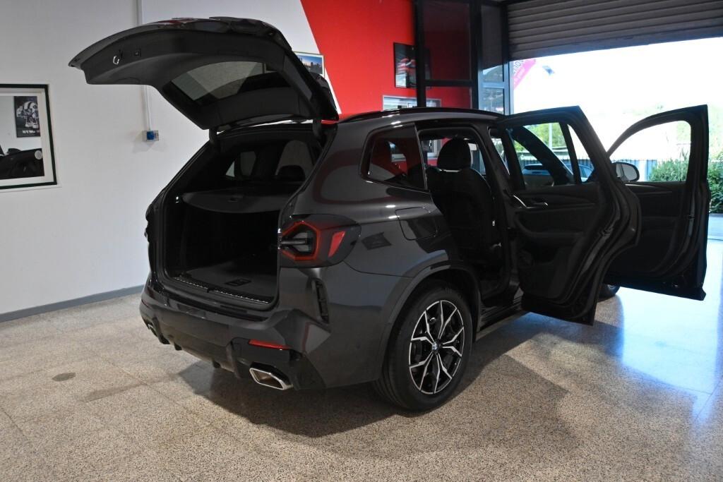 BMW X3 18D 150CV STEPTRONIC 48V S-DRIVE M-SPORT ( FARI LED ADATTIVI - BMW DIGITAL COCKPIT - CLIMA TRIZONA - NAVI - MIRROR - PARK ASSISTANT - TELECAMERA POST. - CERCHI 19 )