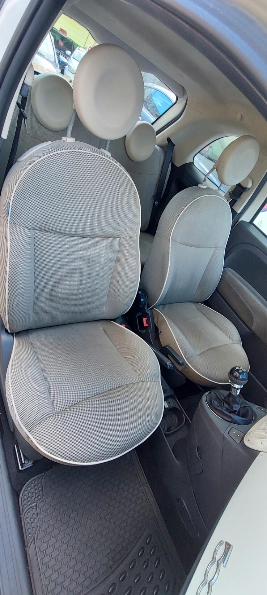 FIAT 500 LOUNGE 1,2 BENZINA TELEFONO TETTO PANORAMICO LEGA USB IMPECCABILE