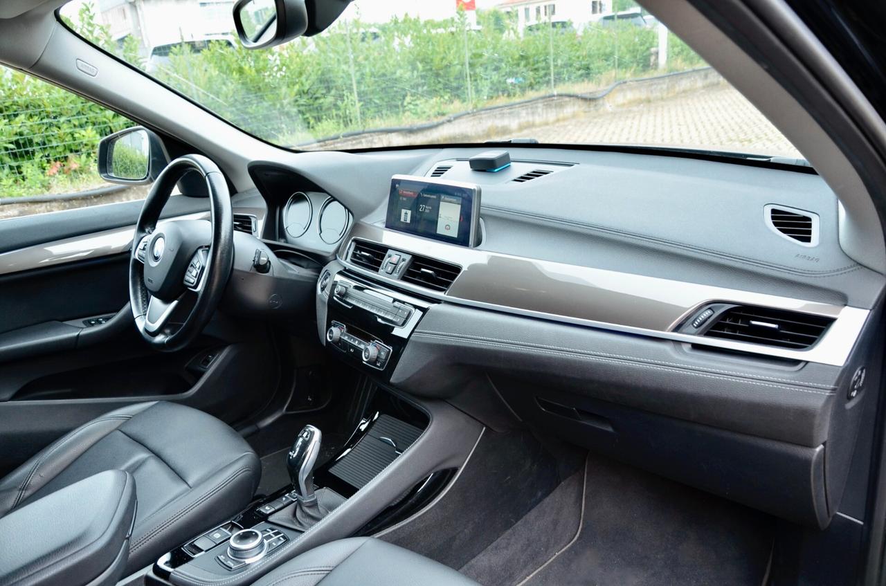 BMW X1 XDRIVE18d XLINE 150cv AUTO, RETYLING, UFF ITALIANA, EURO 6B, FARI FULL LED, RETROCAMERA, NAVI, APPLE, PERMUTE
