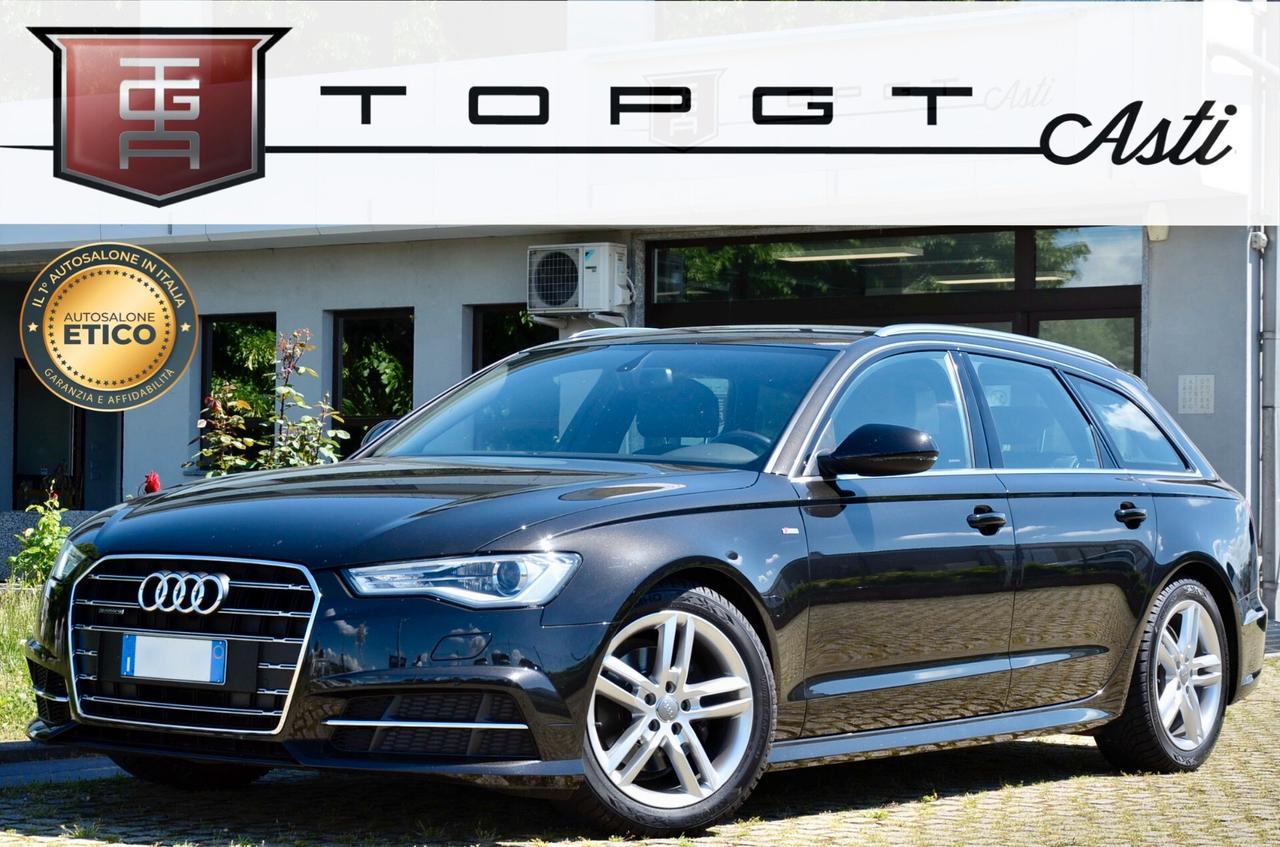 AUDI A6 AVANT 2.0 TDI S-LINE INT+EXT QUATTRO 190cv S-TRONIC, UFF ITALIANA, SERVICE DIMOSTRABILI, EURO 6B, FARI XENO, NAVI, PERMUTE