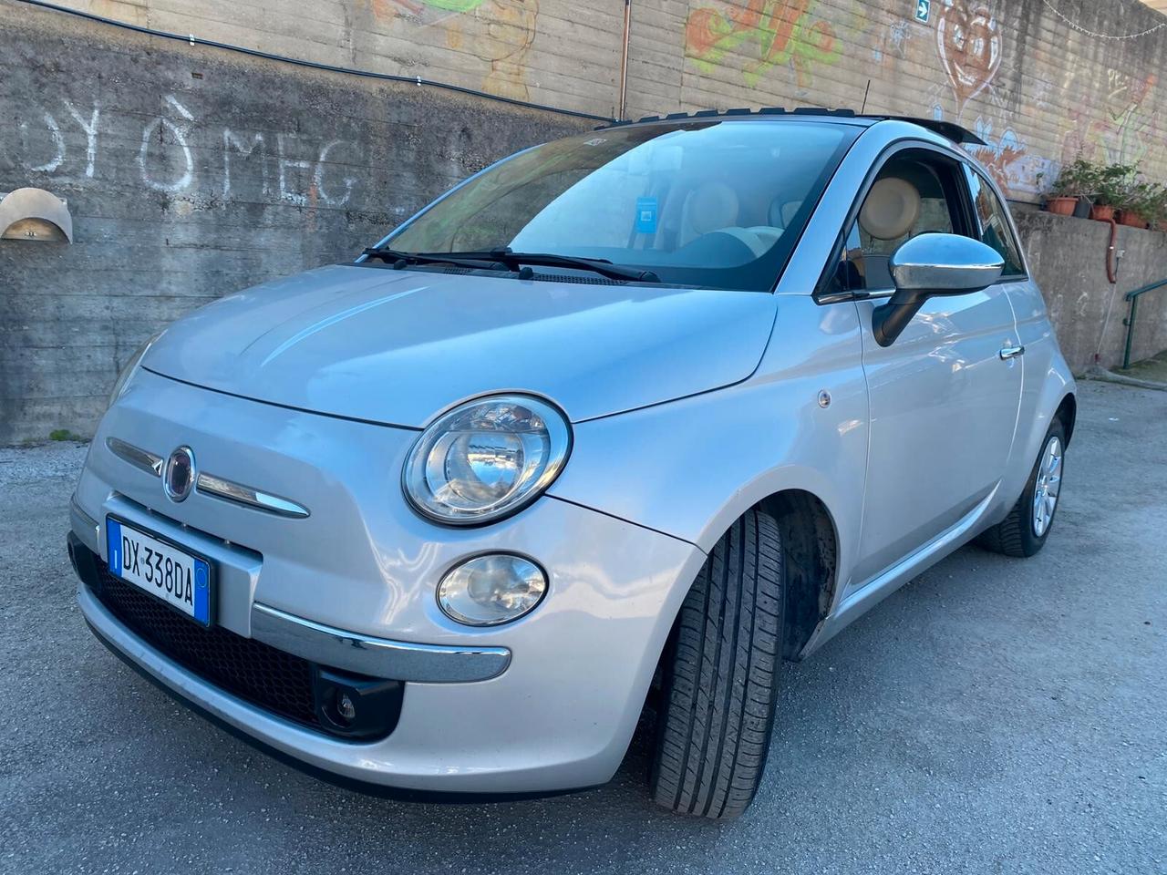 Fiat 500 1.2 benz Lounge 69cv full tetto aprib .2009