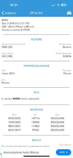 Bmw 328 328i xDrive Sport