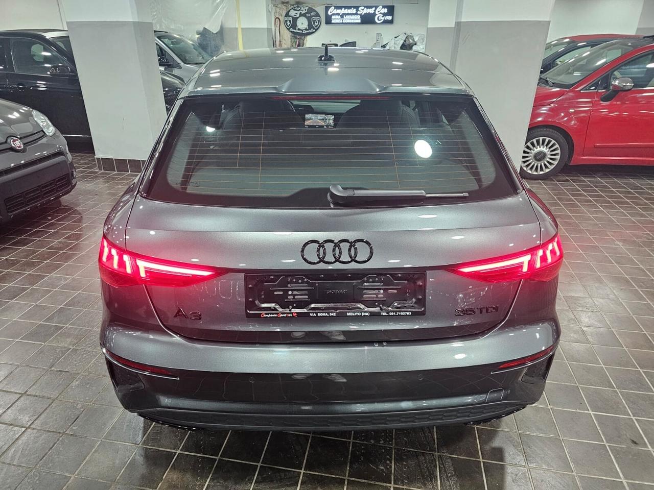 NUOVA AUDI A3 SPORTBACK S-LINE 35 TDI 150CV S-TRONIC IDENTITY BLACK