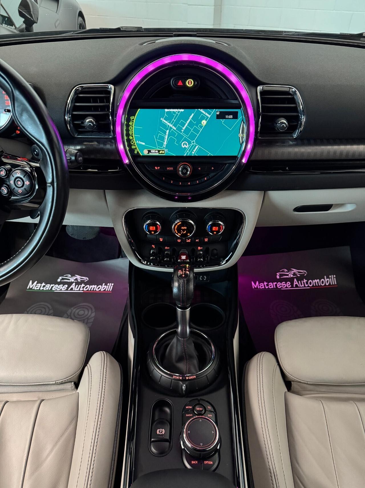 MINI Cooper S Clubman 2.0cc 192cv Auto Navi Interni Full pelle Cerchi 18"