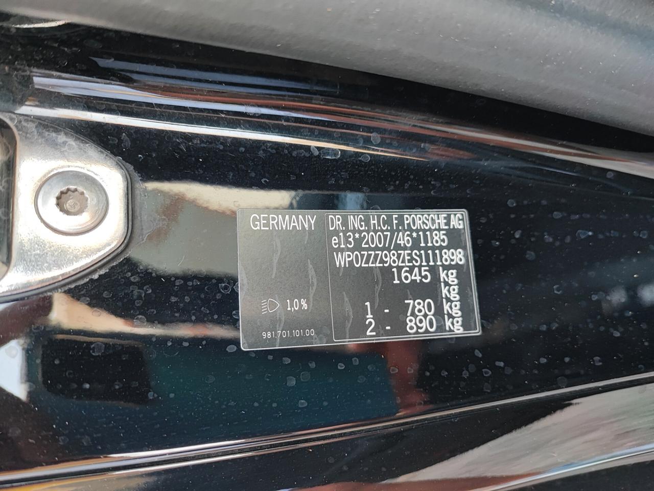 Porsche Boxster 2.7 Tagliandi Porsche