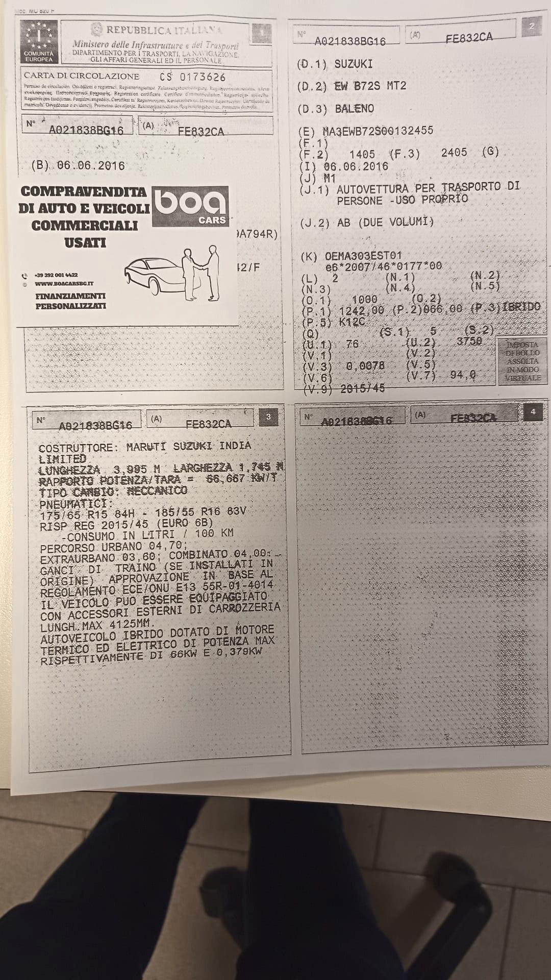 Suzuki Baleno 1.2 Hybrid B-Top