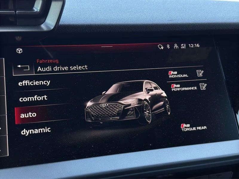 Audi RS 3 Sportback TFSI quattro S tronic S.Back 19" Pelle Alcantara Black Pack