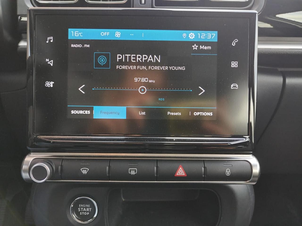 Citroen C3 Shine tetto nero