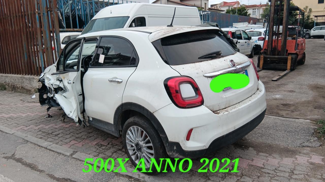 Fiat 500X incidentata sinistrata mondialcars km 66.000