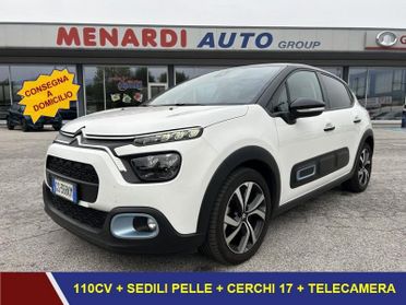Citroën C3 PureTech 110cv Elle NAVI+CAMERA+17"+PELLE