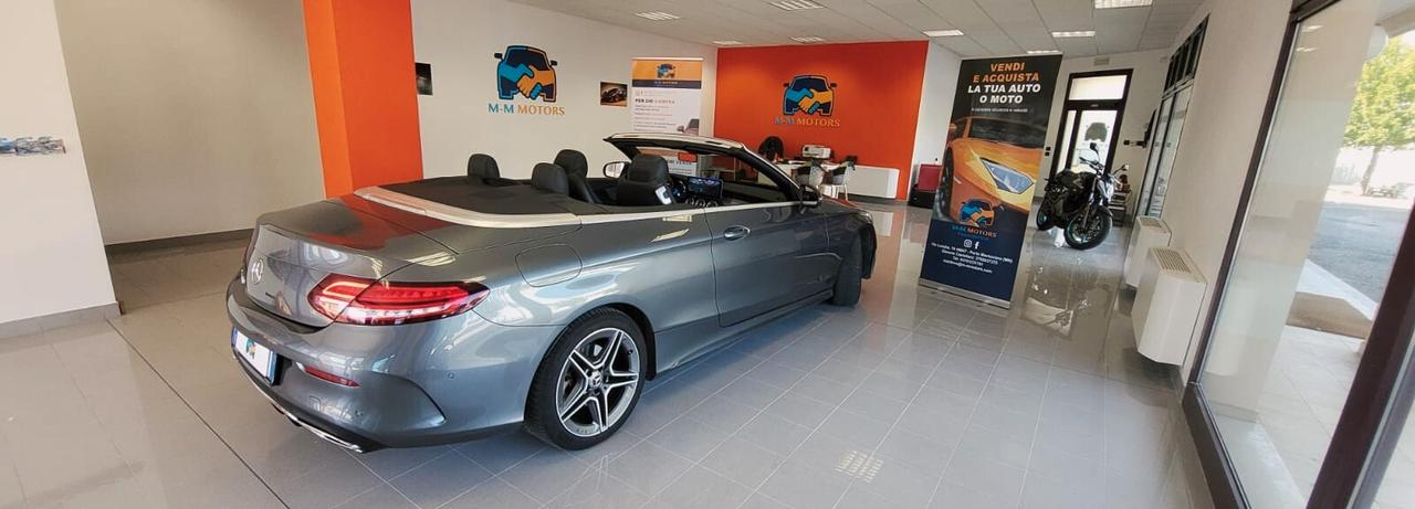 BELLISSIMA-IMPECCABILE-COME NUOVA-Mercedes-benz C 220 d Auto Cabrio Premium Plus.