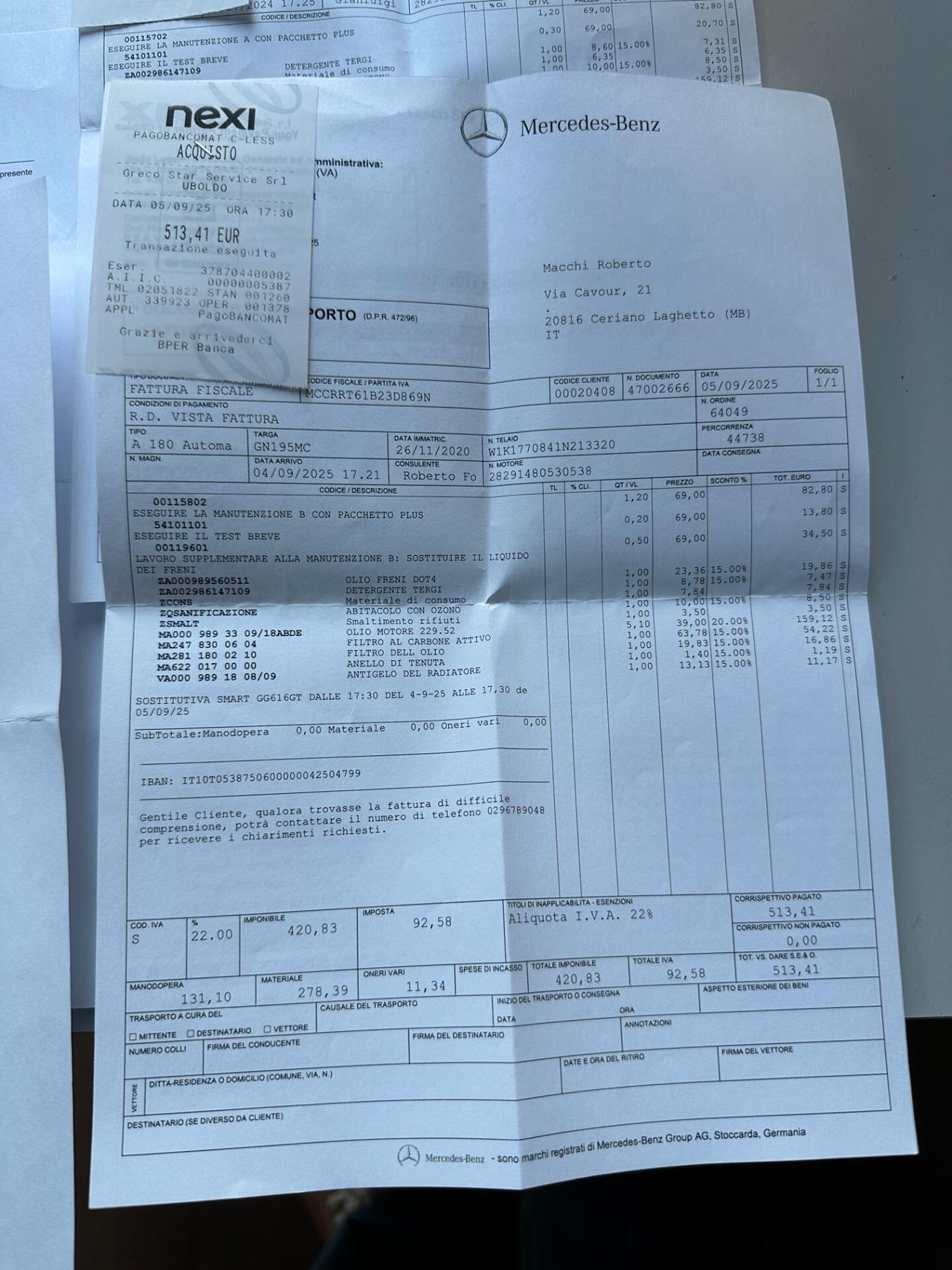 Mercedes A 180 Automatic Business