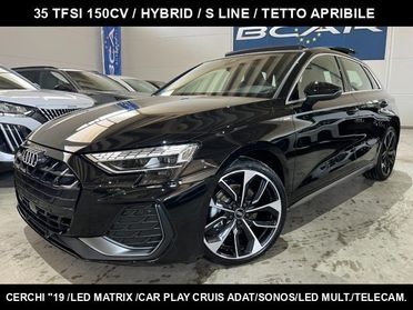 AUDI A3 SPB 35 TFSI Stronic S line "19 Sline/TETTO/MATRIX