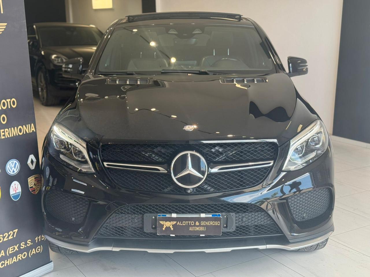 MERCEDES GLE 43 AMG COUPE' GANCIO DI TRAINO TETTO APRIBILE