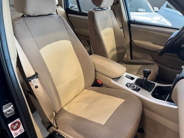 Bmw X3 S DRIVE 18 D MANUALE