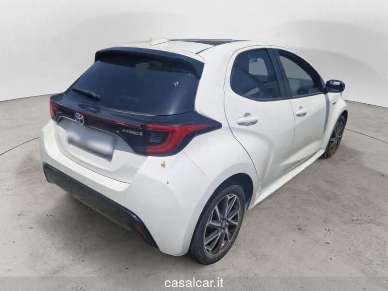 Toyota Yaris 1.5 Hybrid 5 porte Lounge 3 ANNI DI GARANZIA KM ILLIMITATI PARI ALLA NUOVA
