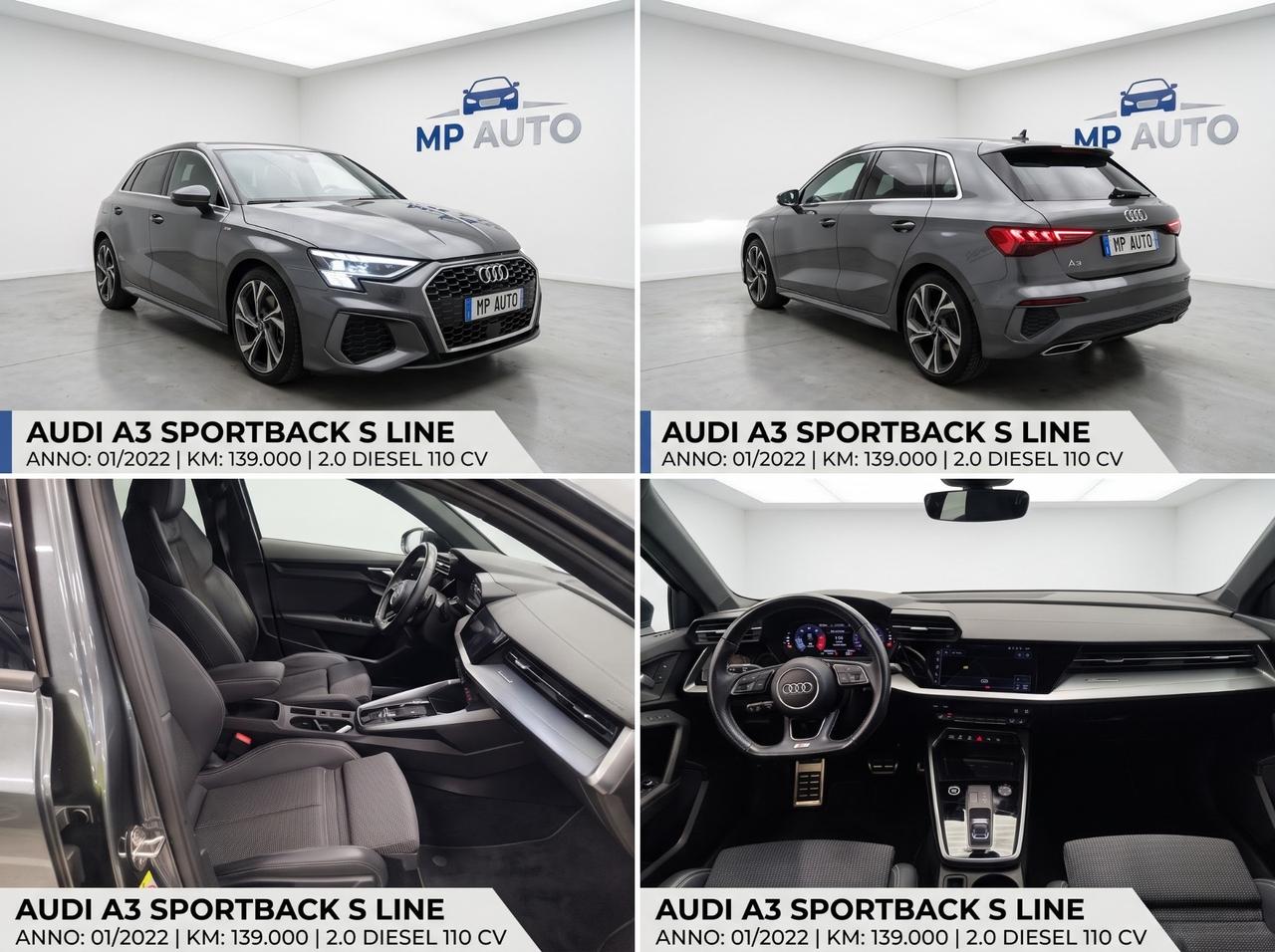 Audi A3 SPB 30 TDI S line edition