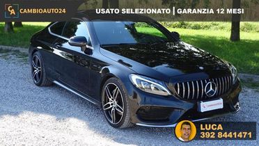 MERCEDES-BENZ C 220 d Coupé,170 cv, AMG Premium , Tetto, Garanzia..