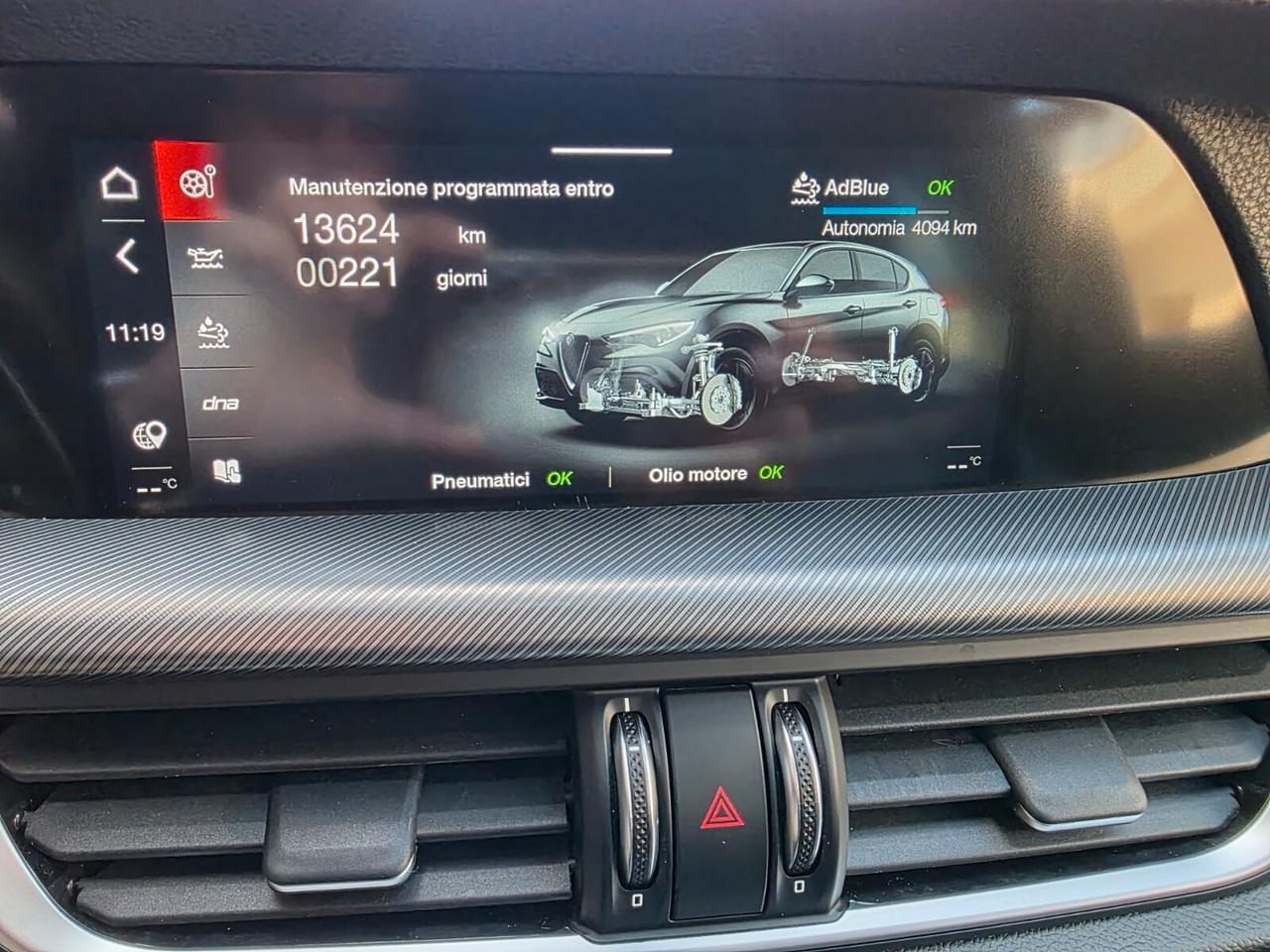 Alfa Romeo Stelvio 2.2 Turbodiesel 190 CV AT8 Q4 Pack VELOCE