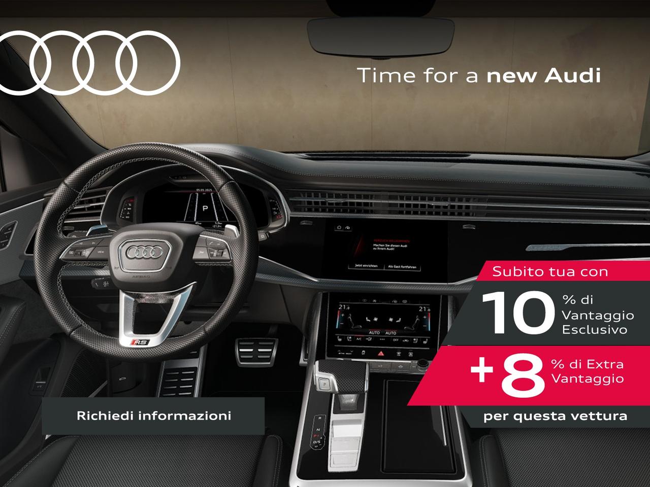 Audi RSQ8 rs 4.0 mhev 48v performance 640cv tiptronic