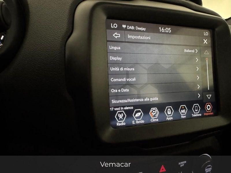 Jeep Renegade 4xe 1.3 T4 PHEV 190cv B. Plus 4xe SOLO 34M. KM-NAVI 8.4-FULL OPT