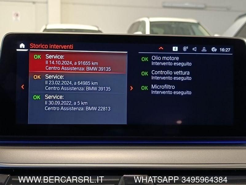 BMW Serie 5 520d 48V xDrive Business*LED*PACCHETTO LUCI*SEDILI IN PELLE*PDC*TELECAMERA*