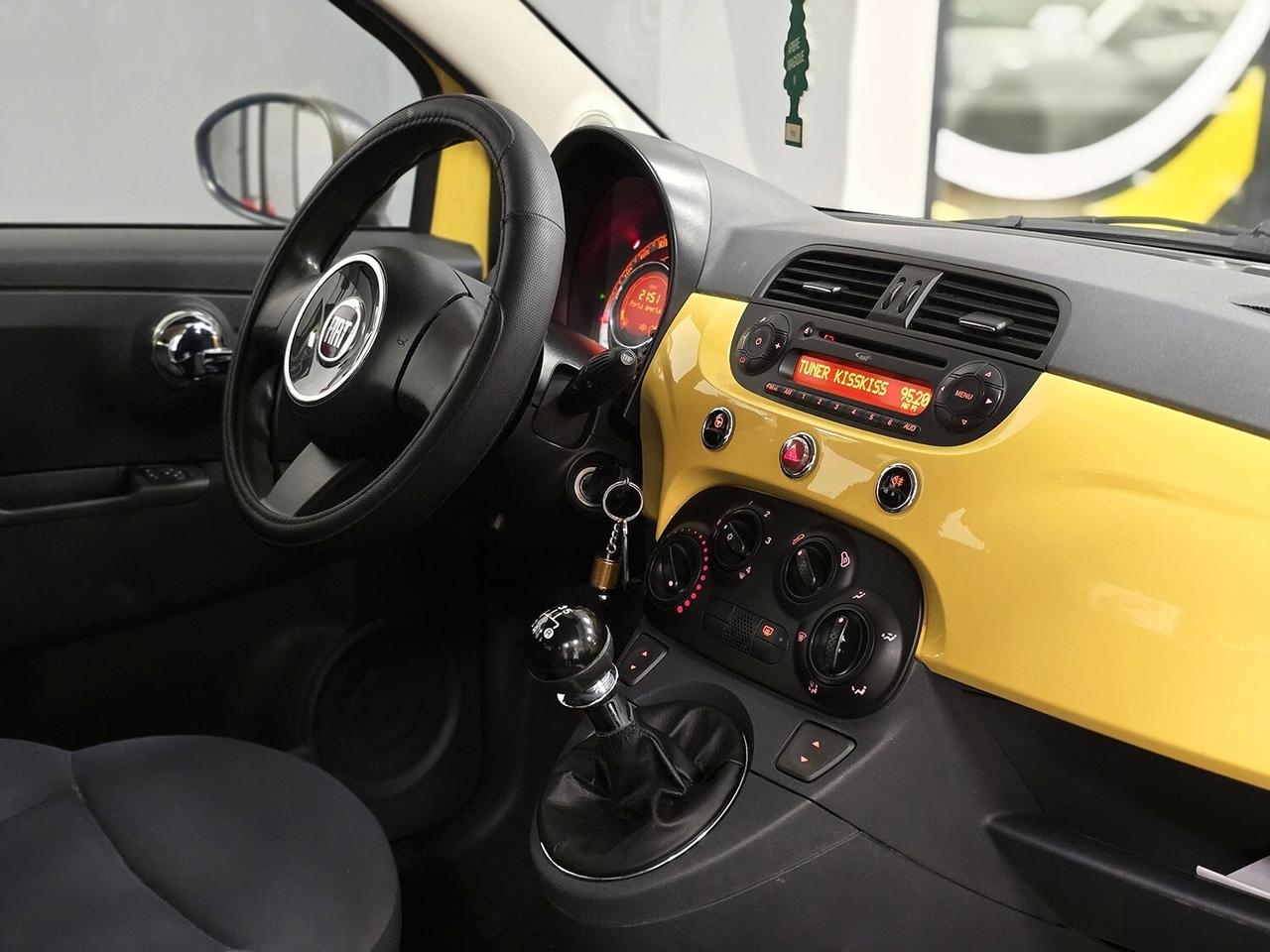 FIAT 500 1.2 POP 69CV GIALLO SOLE! SOLO 79000KM! GAR12MESI!