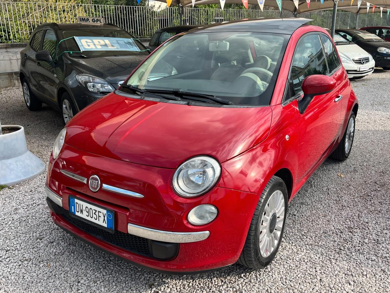 Fiat 500 1.2 Lounge TETTO PANORAMICO KM CERTIFICATI 2011