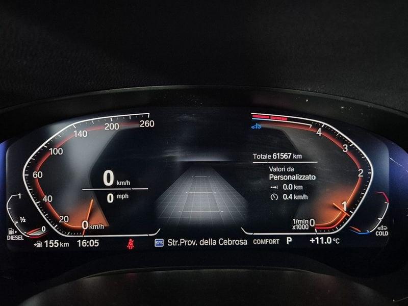 BMW Serie 5 Touring Serie 5 G31 2020 Touring LCI D 520d Touring mhev 48V xdrive Msport auto