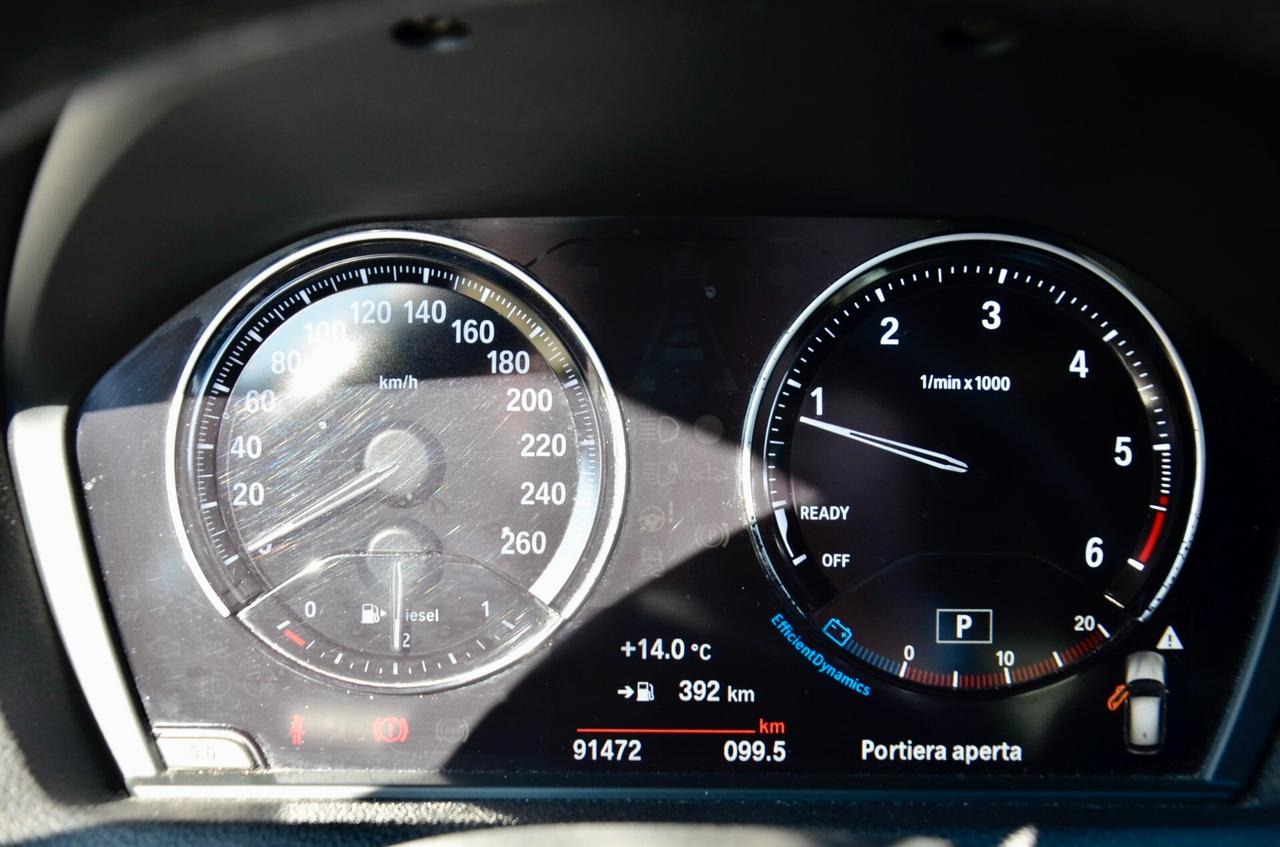 BMW 118d MSPORT 150cv AUT, UFF ITALIANA, EURO 6D, FARI FULL LED, PELLE, 18", PERMUTE
