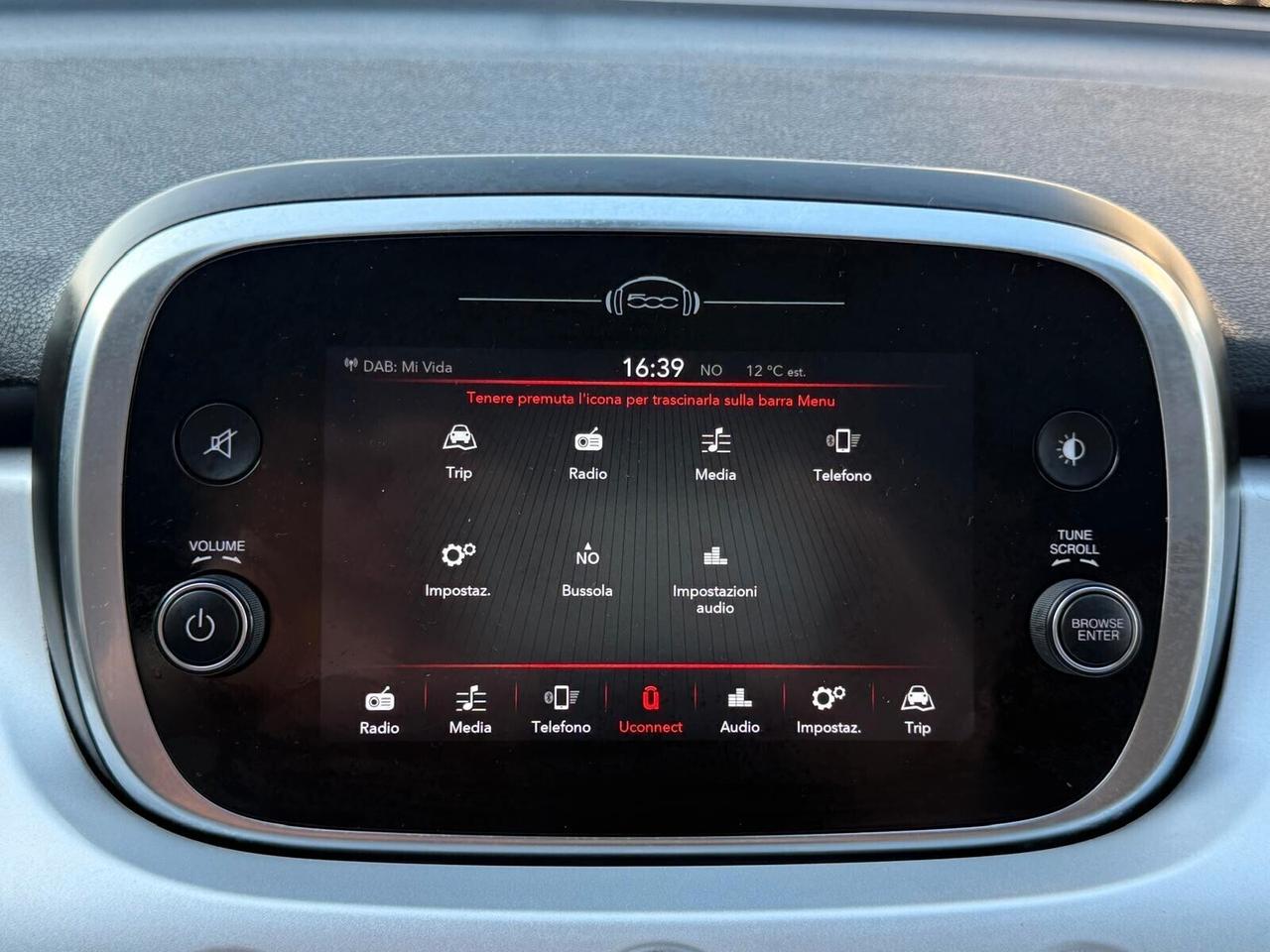 FIAT 500X 1.0 T3 2021 120 CV SPORT TETTO NERO