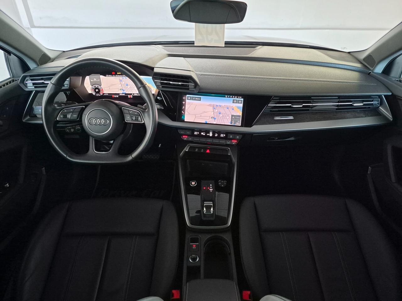 Audi A3 SPB 2.0 TDI S LINE S-TRONIC PELLE LED C.18" BLACK PACK APPLE CAR PLAY/ANDROID AUTO SED. SPORT. RISC. VIRTUAL COCKPIT PLUS