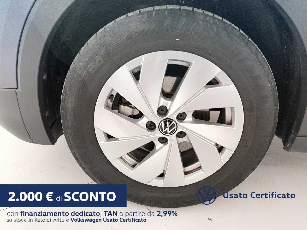 Volkswagen T-Cross 1.0 tsi life 95cv
