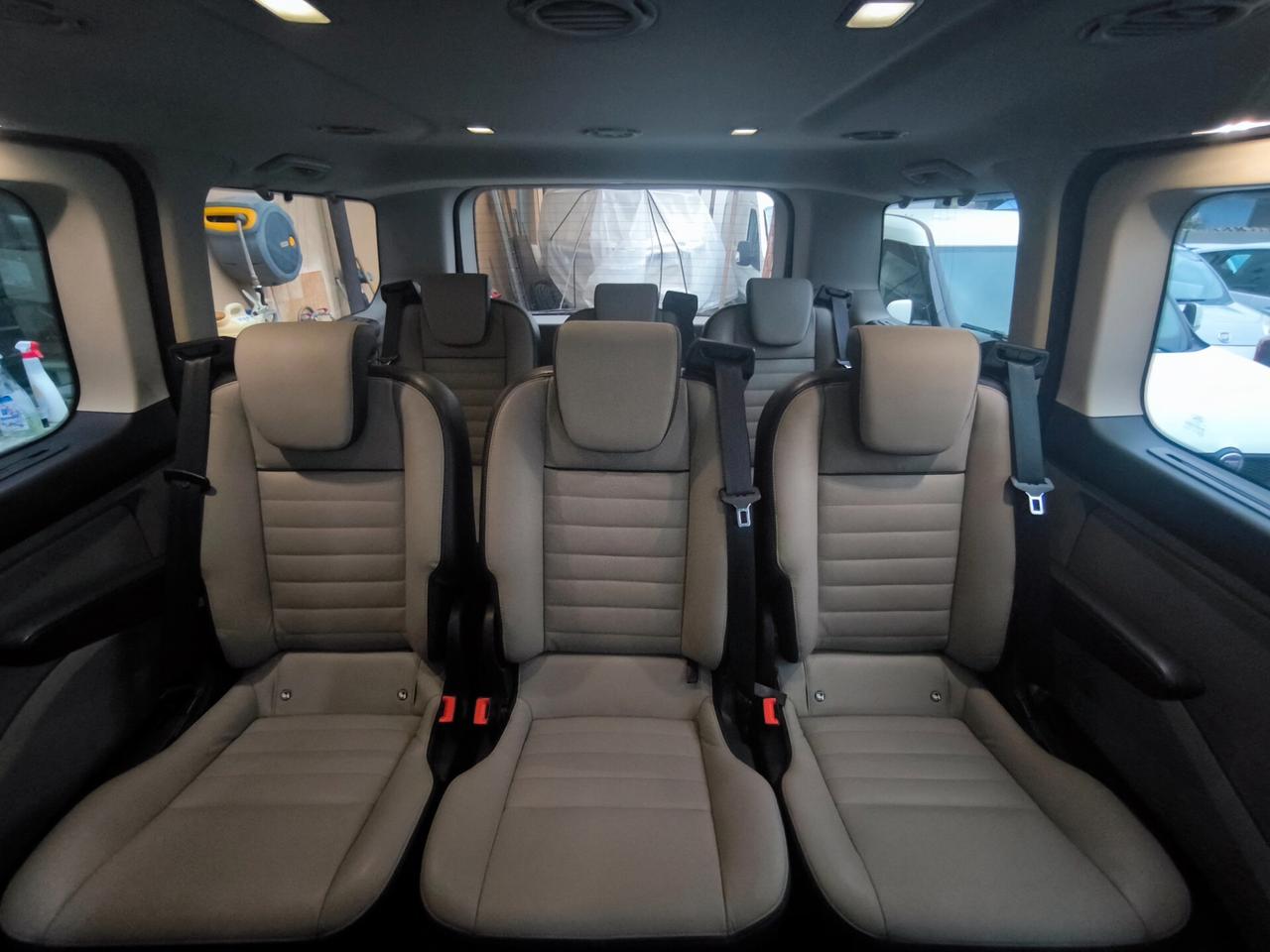 FORD TOURNEO CUSTOM TDCI-TITANIUM-9 POSTI-2021-GANCIO TRAINO