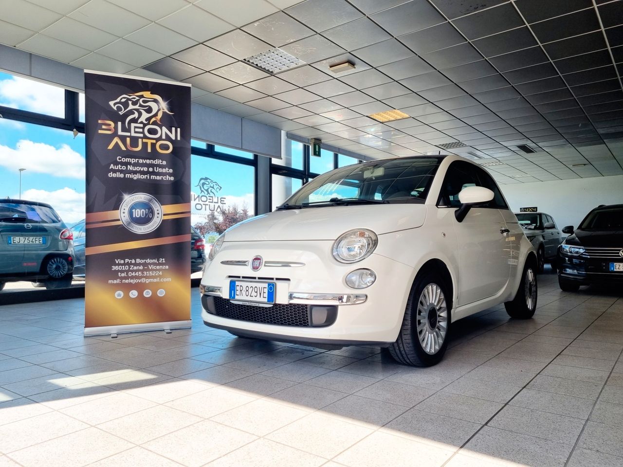 FIAT 500 1.2 BENZINA 69CV LOUNGE OK NEOPATENTATI