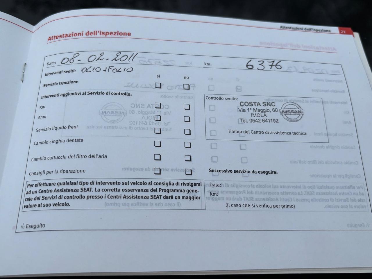 Seat Altea 1.6 Style OK NEOPATENTATI