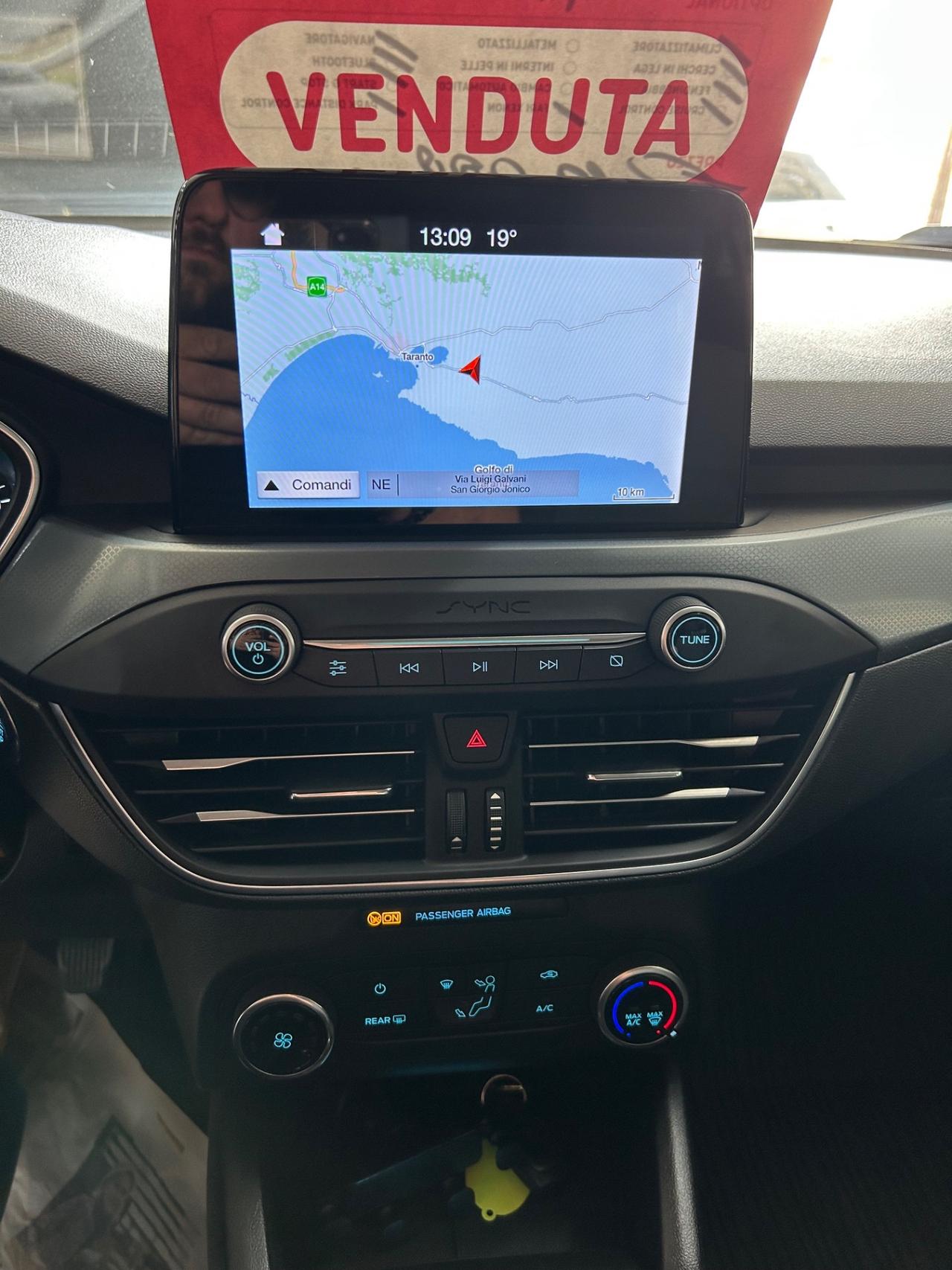 Ford Focus 1.0 EcoBoost 125 CV manuale 5p. Active Co-Pilot