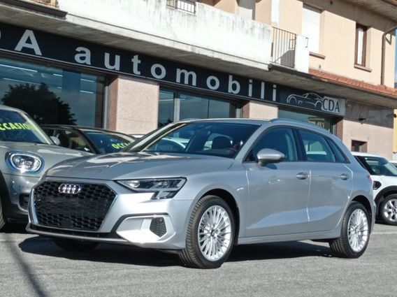 AUDI A3 SPB 30 TFSI S-tronic 5 anni Garanzia UFFICIALE