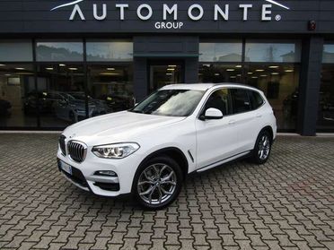 BMW X3 XDRIVE 20d XLINE 190cv AUTO,CERCHI 19,FARI LED
