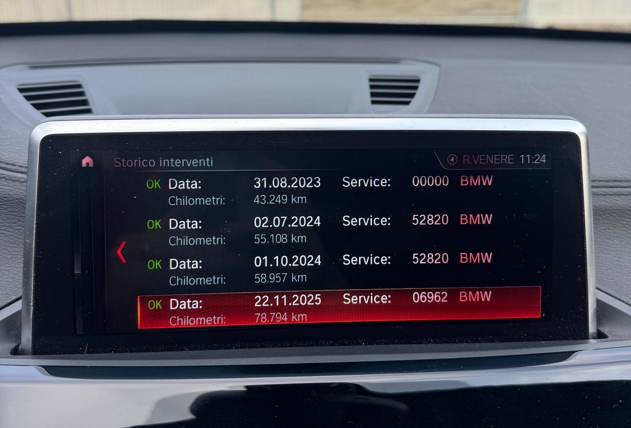 BMW X1 sDrive18i XLINE 140 CV 80.000 KM