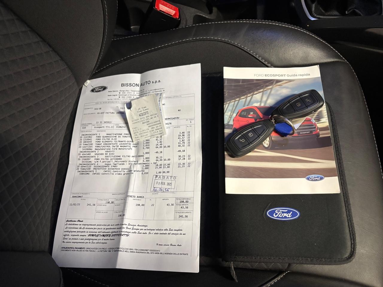 Ford EcoSport 1.5 TDCi 95 CV Titanium S GANCIO TRAINO