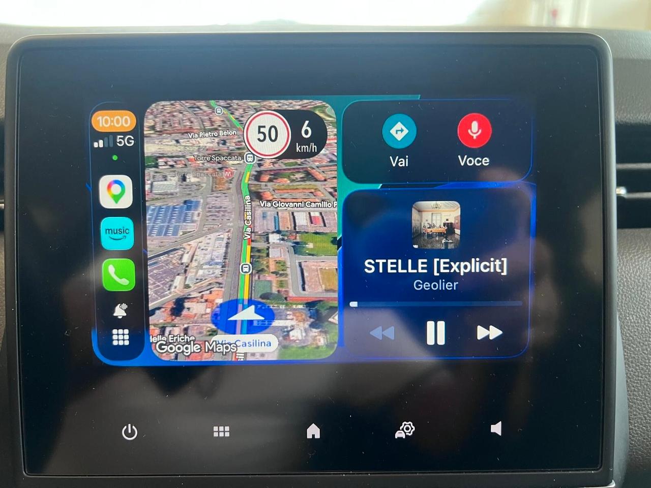 Renault Clio TCe 100CV UNIPRO AZIENDALE NAVI KM CERTIFICATI