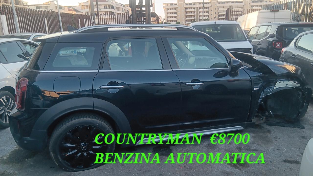 Mini countryman incidentata sinistrata mondialcars km 3.500