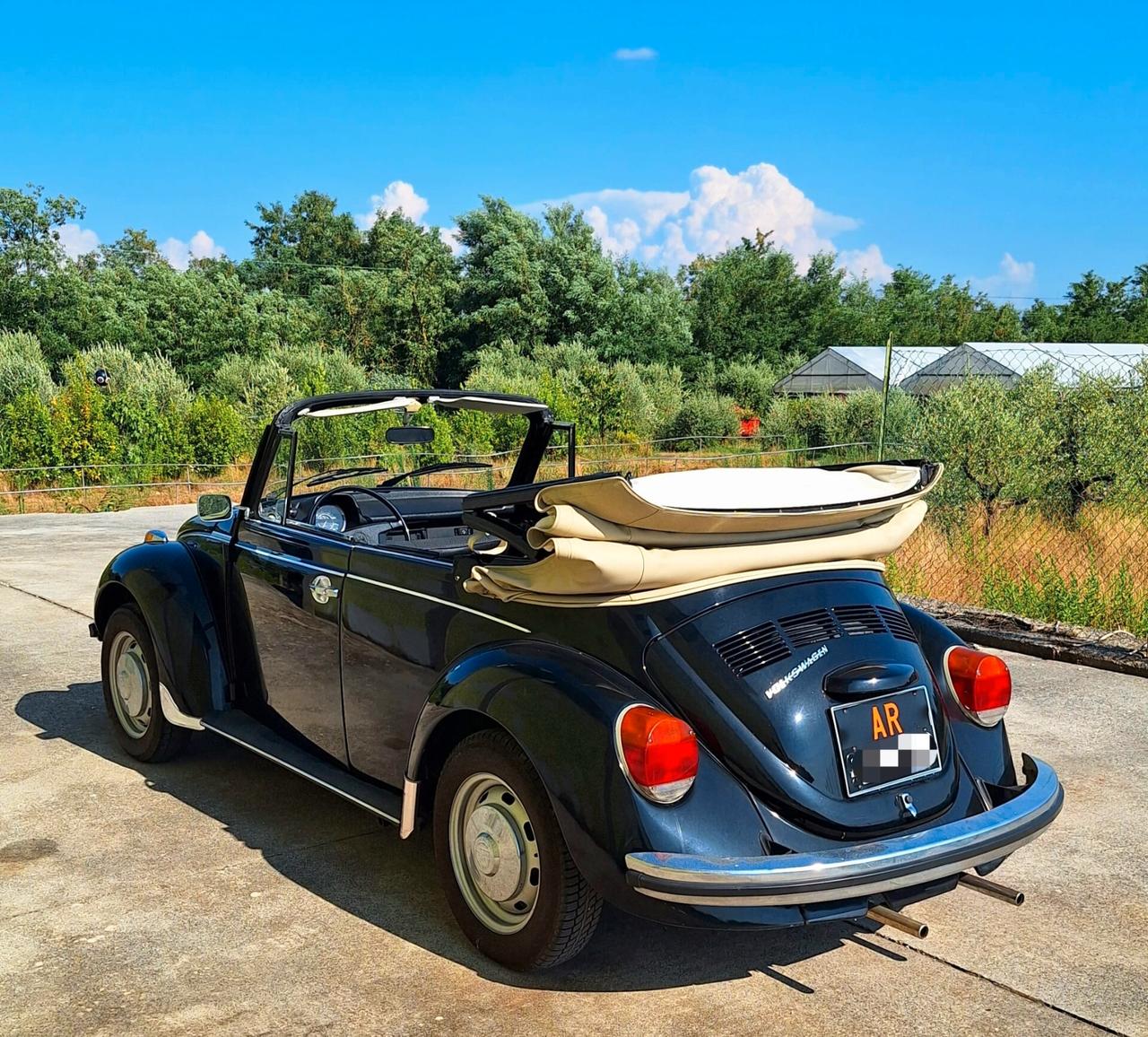 Volkswagen Maggiolino Cabrio - Targa Nera - Libretto a Pagine